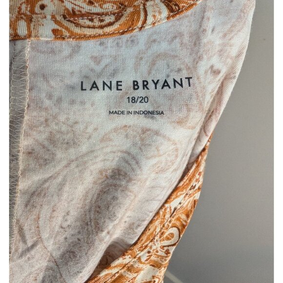 NWT Lane Bryant Swing V-Neck Tank in Paisley - 18/20 - Picture 5 of 9